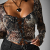 Corset Manga Larga Reptil - Image 2