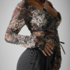 Corset Manga Larga Reptil - Image 3
