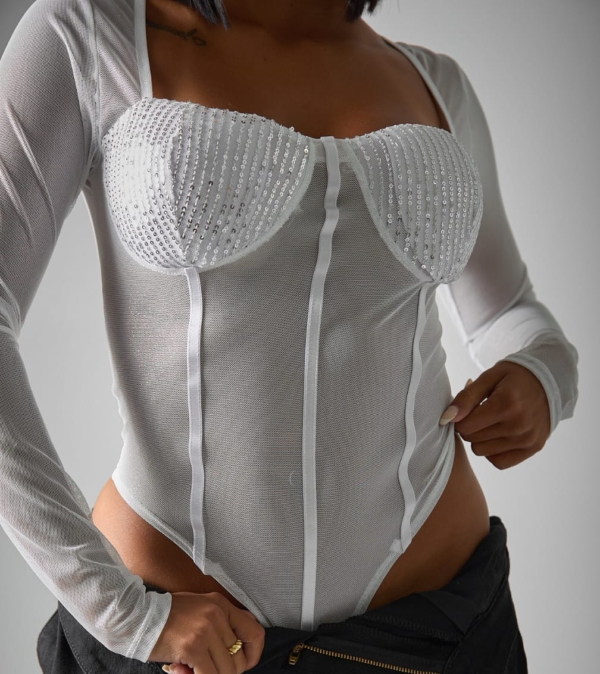 Body Corset Lentejuela