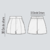 Short Pollera Bengalina - Image 4