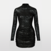 Vestido Lurex c/ Frunce - Image 4